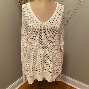 Ann Taylor LOFT Knit Hoodie Medium